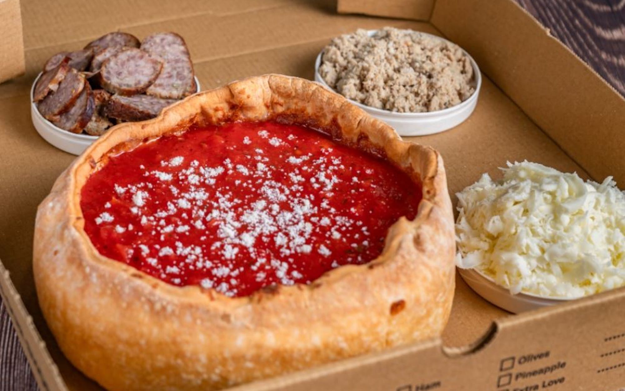 The Original Chicago Deep Dish Pizza